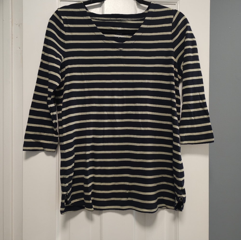J Jill 3/4 Sleeve Tee